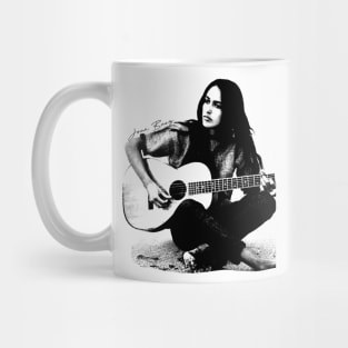 Joan Baez /// Guitar retro Mug